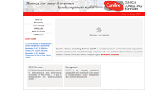 Desktop Screenshot of cccptrials.com